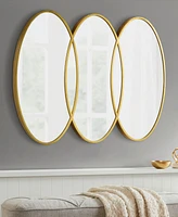 Madison Park Signature Eclipse Oval Wall Decor Mirror, 40" x 30" x 1.77" - Gold