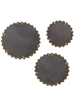 Madison Park Signature Marlowe 3 Piece Round Wall Decor Mirror Set - Gold