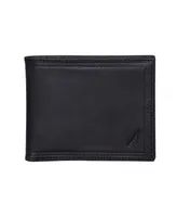 Nautica Men's Credit Card Bifold Leather Wallet