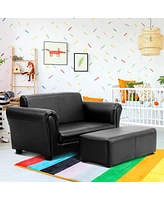 Kids Sofa Armrest chair Couch Lounge Black