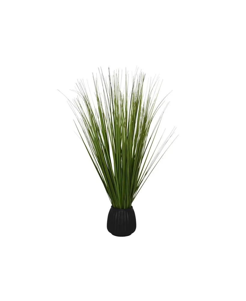 Nature's Elements Desktop Artificial Foliage in Ribbed Pot