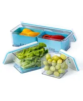 Stackable Produce Savers, Organizer Bins, Set of 3