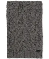 Michael Kors Men's Branches Mk Logo Cable Scarf