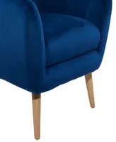 Rosemary Lane Fabric Tufted Accent Chair, 30" x 28" x 32"