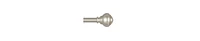 Lauren Ralph Lauren Markel 1" Adjustable Window Curtain Rod and Finial 22 Piece Set, 36"-72"