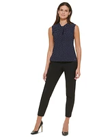 Tommy Hilfiger Women's Knot-Neck Top