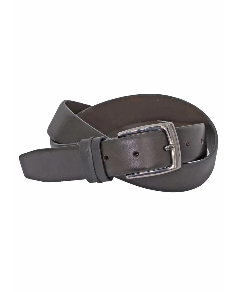 Duchamp London Men's Leather Non-Reversible Dress Belt