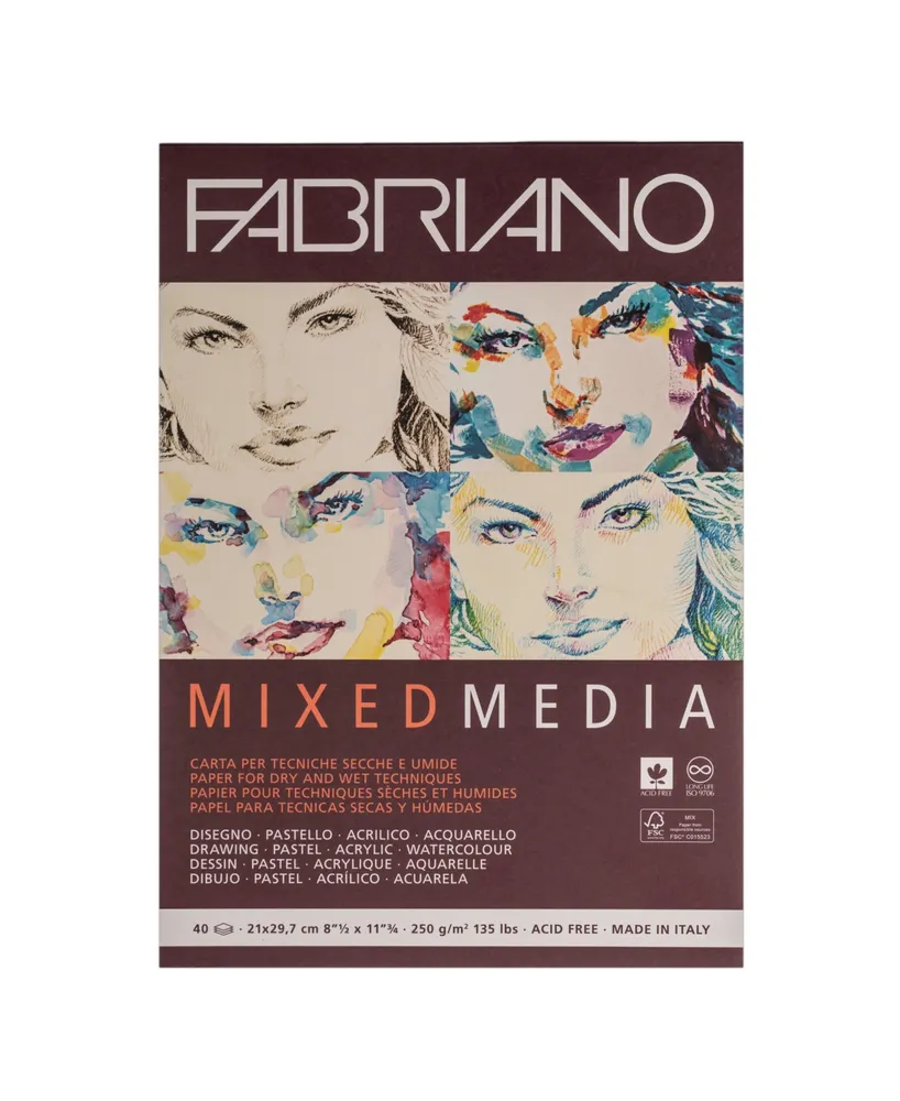 Fabriano Mixed Media Pad, 9" x 12"