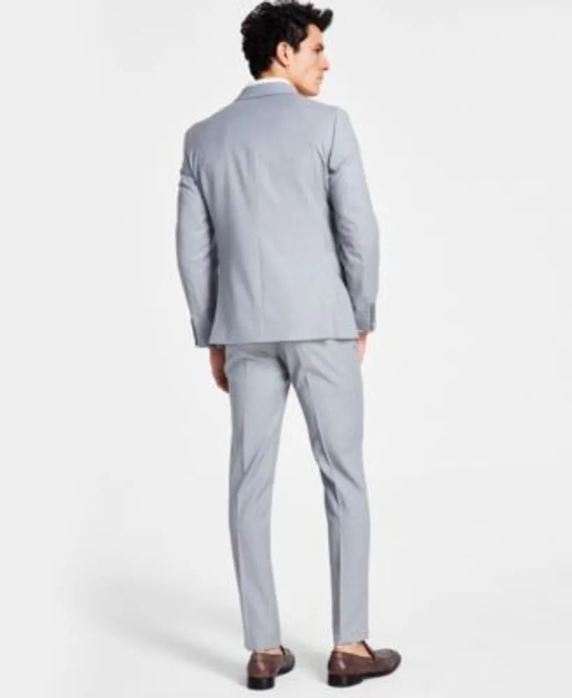 Bar Iii Mens Skinny Fit Sharkskin Suit Separates Created For Macys