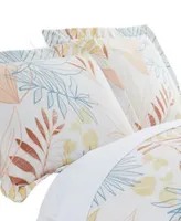 Tropic Leaf Down Alternative 3 Piece Comforter Sham Set