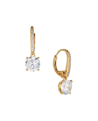Eliot Danori 18K Gold Plated Leverback Earrings, Created for Macy's - Gold