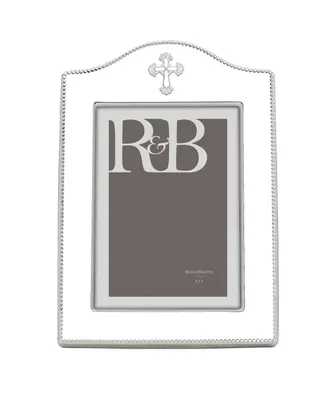 Reed & Barton Abbey Cross Photo Frame, 5" x 7" - Silver