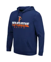 Men's Colosseum Blue Pepperdine Waves Lantern Pullover Hoodie