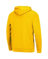 Men's Colosseum Maize Michigan Wolverines Lantern Pullover Hoodie