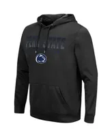 Men's Colosseum Black Penn State Nittany Lions Blackout 3.0 Pullover Hoodie