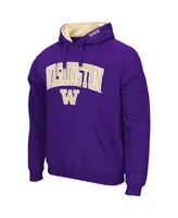 Colosseum Men's Washington Huskies Arch & Logo 3.0 Pullover Hoodie