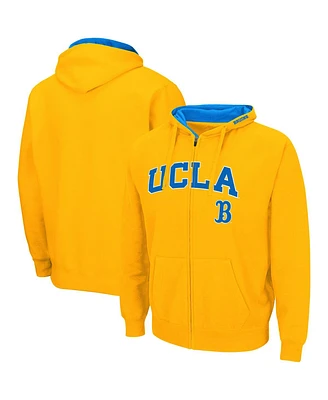 Men's Colosseum Ucla Bruins Arch and Logo 3.0 Full-Zip Hoodie