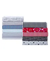 Marimekko Mini Unikko Cotton Percale 4 Piece Sheet Set