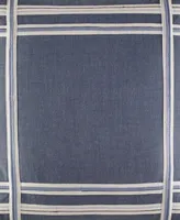 Nautica Fairwater Yarn Dye Cotton Square Decorative Pillow, 18" X 18"