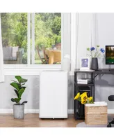 Homcom Mobile Ac Unit with Ventilating Function, Led Display, 24 Hour Timer