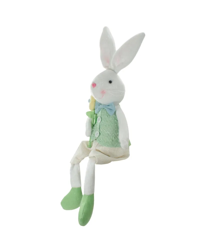 Boy Bunny Rabbit Easter and Spring Table Top Figure, 24"