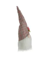 Plaid Spring Gnome Head Table Top Decor, 20"