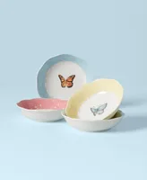 Lenox Butterfly Meadow Porcelain Fruit Dishes, Set of 4