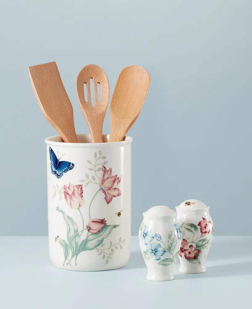 Lenox Butterfly Meadow Kitchen Jar with Utensils, Created for Macy's