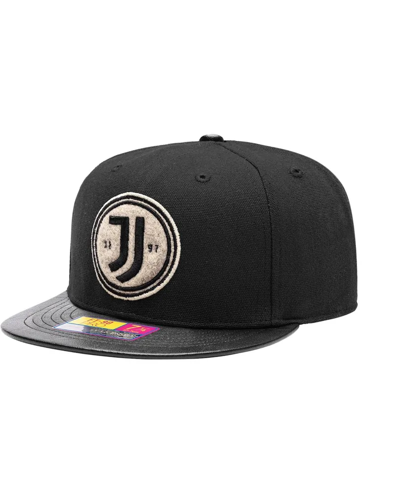 Men's Black Juventus Swatch Fitted Hat