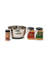 Wabash Valley Farms Jingle Bells Popcorn Perfection 4 Piece Set