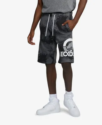 Ecko Unltd Men's Four Square Fleece Shorts