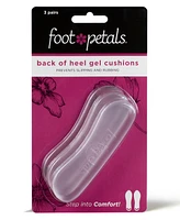 Foot Petals Back of Heel Gel Cushions Shoe Inserts 3 Pairs