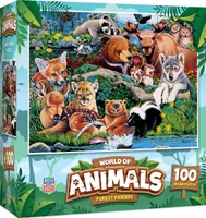 Masterpieces World of Animals - Forest Friends 100 Piece Jigsaw Puzzle