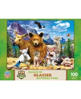Masterpieces Wildlife of Glacier National Park 100 Piece Jigsaw Puzzle