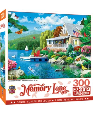 Masterpieces Memory Lane - Lakeside Memories 300 Piece Ez Grip Puzzle