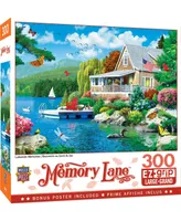 Masterpieces Memory Lane - Lakeside Memories 300 Piece Ez Grip Puzzle