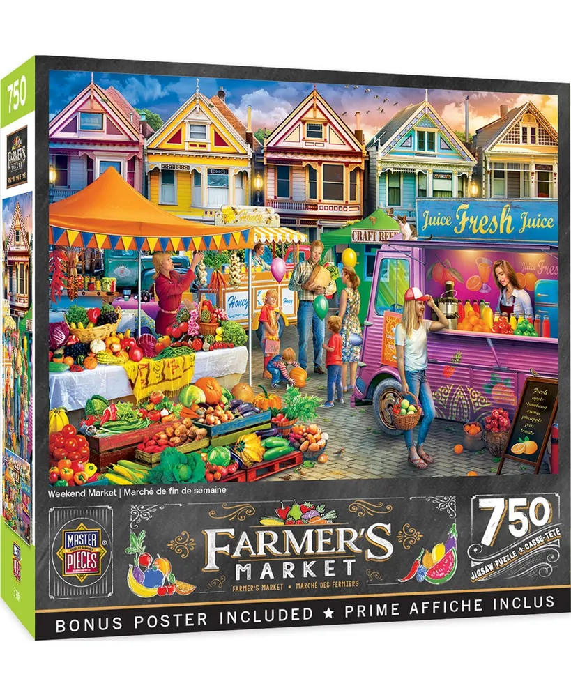 Masterpieces Farmer's Market - Weekend Market 750 Piece Jigsaw Puzzle