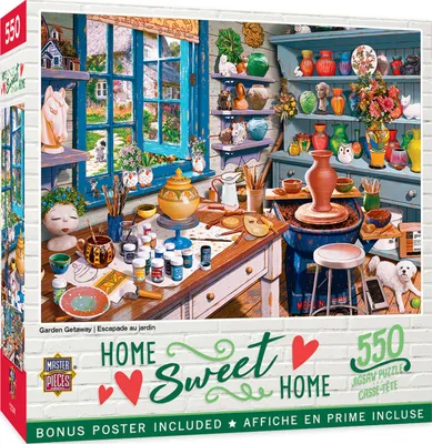 Masterpieces Home Sweet Home - Garden Getaway 500 Piece Jigsaw Puzzle