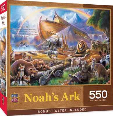 Masterpieces 500 Piece Jigsaw Puzzle for Adults - Noah's Ark