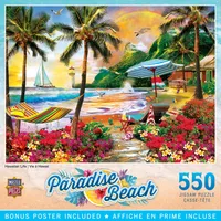 Masterpieces Paradise Beach - Hawaiian Life 550 Piece Jigsaw Puzzle