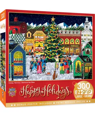 Masterpieces Happy Holidays - Holiday Harmony 300 Piece Ez Grip Puzzle
