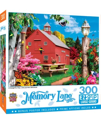 Masterpieces Memory Lane - A Delightful Day 300 Piece Ez Grip Puzzle