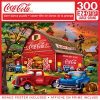 Masterpieces Coca-Cola - Barn Dance 300 Piece Ez Grip Jigsaw Puzzle