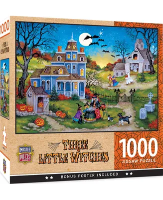 Masterpieces Glow in the Dark - Three Little Witches 1000 Piece Puzzle