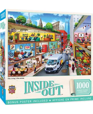 Masterpieces Inside Out - City Living 1000 Piece Jigsaw Puzzle