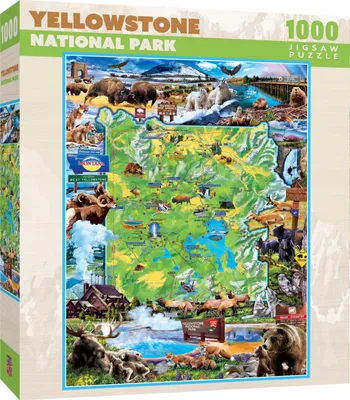 Masterpieces Yellowstone National Park 1000 Piece Puzzle