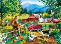 MasterPieces Art Gallery - White Dove Farm 1000 Piece Jigsaw Puzzle
