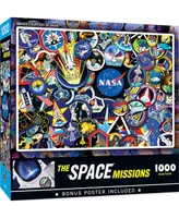 Masterpieces The Space Missions - 1000 Piece Jigsaw Puzzle for Adults