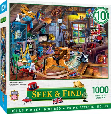 Masterpieces Seek & Find - A Precious Mess 1000 Piece Jigsaw Puzzle