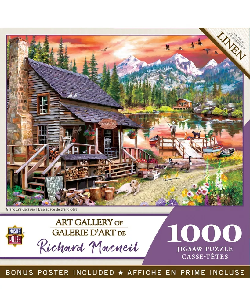 Masterpieces Art Gallery - Grandpa's Getaway 1000 Piece Jigsaw Puzzle